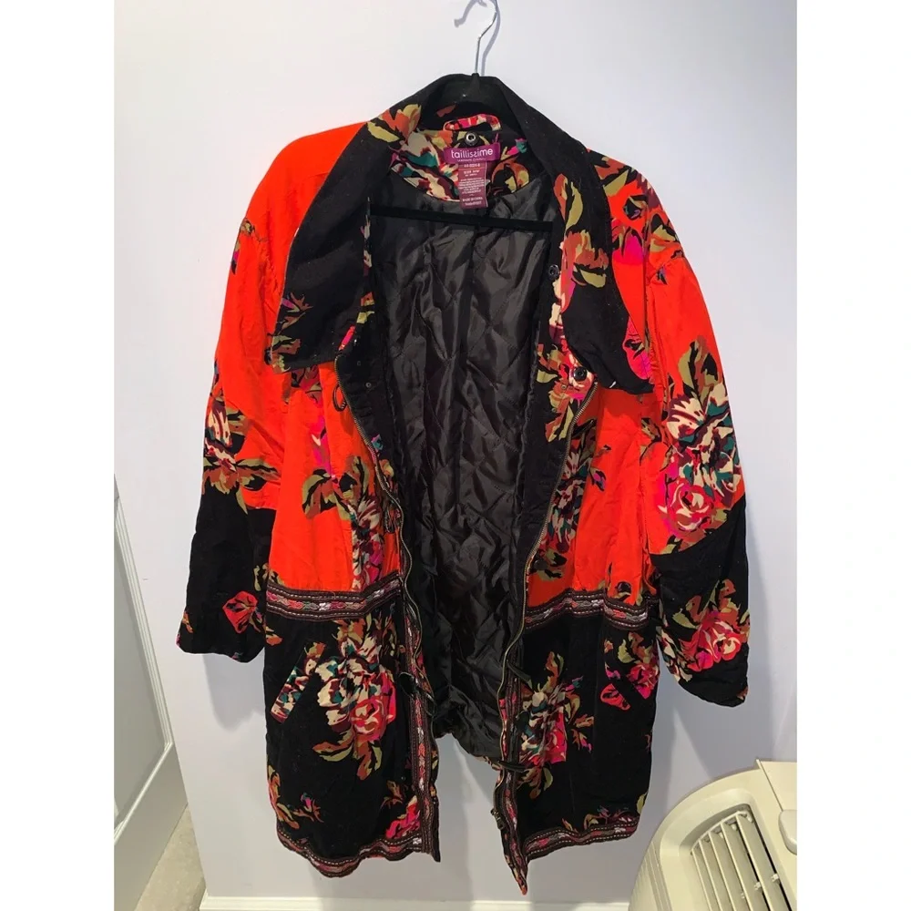Tallissime Floral Print Coat - Picture 1 of 5